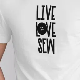 Seekbuylove Typography Printed Round Neck Pure Cotton Bio Finish T-shirt image 3
