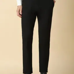 Allen Solly Black Slim Fit Trousers-picture-35