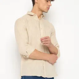 Duke Fawn Cotton Slim Fit Shirt image 4
