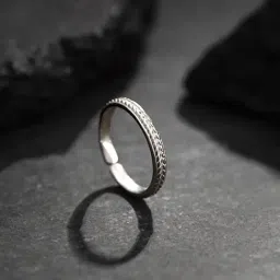 GIVA 925 Silver Classy You Band Adjustable For Men-image-0