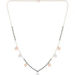 Malabar Gold and Diamonds 18k (750) BIS hallmark Two Tone Gold Mangalsutra for Women-image-60