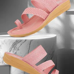 BERSACHE Flatform Peep Toes Heels-picture-39