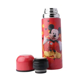 Disney Unisex Kids Red & Black Mickey Mouse Printed Stainless Steel Flask Water Bottle-picture-29