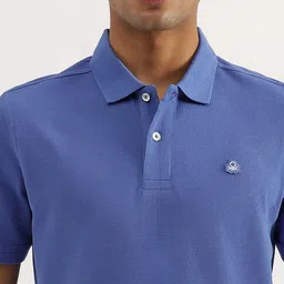 United Colors of Benetton Men Polo Collar Pure CottonT-shirt image 4