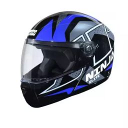 Studds NINJA ELITE SUPER D6 DECOR Matt Black (580 mm) Large Full Face Flip-Up Helmet, MATT BLACK N1-picture-35
