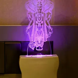 1ST TIME Red & White Printed Acrylic Traditional Abstract Shaped Shaped Wall Lamp image 3