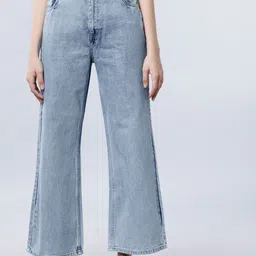 Tokyo Talkies Women Flared High-Rise Jeans-image-41