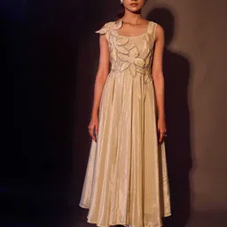 WEAVING CULT Women Midi Fit & Flare Dress-picture-15