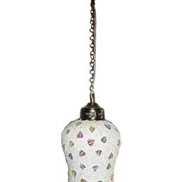 1ST TIME White & Red Textured Self Assembly Bell Ceiling Lamps-picture-44