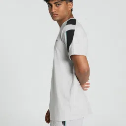Puma Grey Cotton Regular Fit Sports T-Shirt image 3