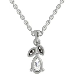 Sparkles 14k (585) White Gold Lab Grown Diamond Pendants image 3