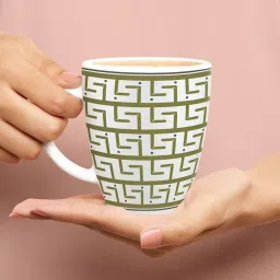 Larah by Borosil White Ceramic Opalware Mug 390ml image 3