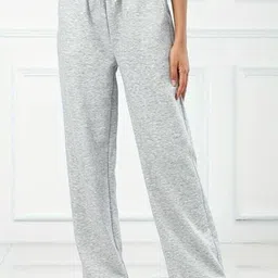 PRICHA Women Solid Mid-Rise Loose Fit Trousers-picture-17