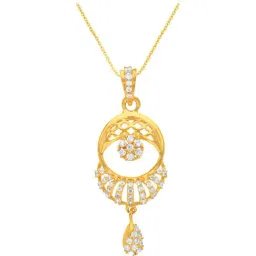 Malabar Gold and Diamonds 22k Gold Pendant without Chain for Women-picture-24