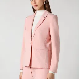 Van Heusen Pink Regular Fit Blazer image 3