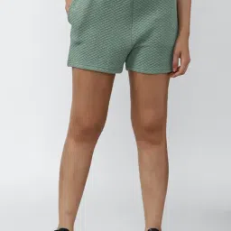 Forever 21 Green Regular Fit Shorts-picture-35