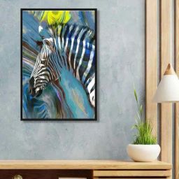999Store Multicolor Canvas Wall Painting Panel With Fibre Frame-picture-3