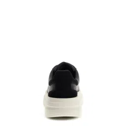 Guess Men Black Solid Lace-up Sneakers image 3