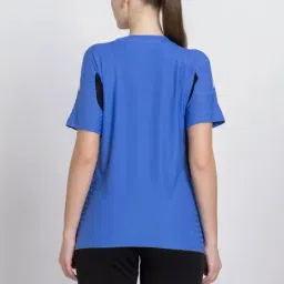 adidas Blue Printed Sports T-Shirt image 2