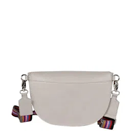 Saint G Grey Solid Medium Sling Handbag image 3