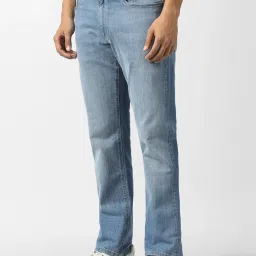 Van Heusen Blue Cotton Regular Fit Jeans image 3