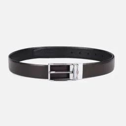 Van Heusen Brown Leather Textured Casual Belt image 2