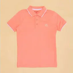 Pantaloons Junior Kids Pink Dogwood Cotton Solid T-Shirts image 3