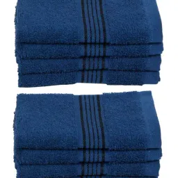 Bianca D'ross Navy 100% Cotton 380 GSM Face Cloths - Set of 8 image 2