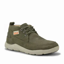 Woodland Men's Olive Derby Shoes image 3