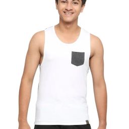 Frenchie Kids White Solid Vest-picture-26