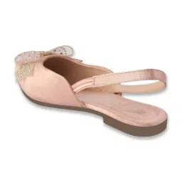 Shoetopia Women's Pink Sling Back Sandals image 3