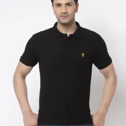Red Tape Black Cotton Regular Fit Polo T-Shirt-picture-21