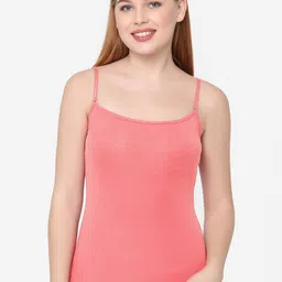 Soie Women Pink Solid Camisole SC-7PINK-image-75