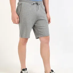 Tommy Hilfiger Medium Grey Heather Cotton Regular Fit Shorts image 4