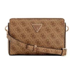 Guess Latte Meridian Logo Cross Body Bag-picture-14