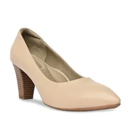 Rocia by Regal Women's Beige Casual Pumps image 3