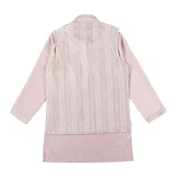 sangria YK Boys Embroidered Regular Kurta with Trousers image 4