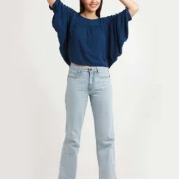 Zink London Navy Regular Fit Top image 5