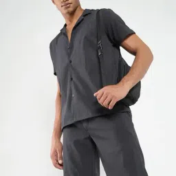 showoffff SHOWOFF Grey Cotton Relaxed Fit  Co-Ords-picture-23