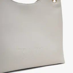 Kazo White Margo Small Leather Shoulder Bag image 4