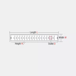 Chilly Marbella Reflecta 300x100x35 mm Beaded Drain Channel Glossy Finish Silver, SC-MR-300100 image 4