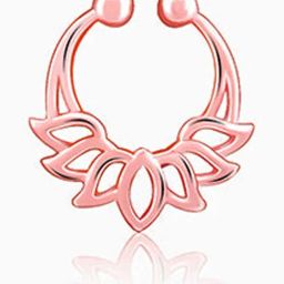 GIVA 925 Sterling Silver Rose Gold Nosering for Women-picture-43