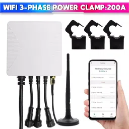 amiciSense WIFI Power Monitoring Device with SmartLife App Connectivity 3 Phase 50/60 Hz White image 4