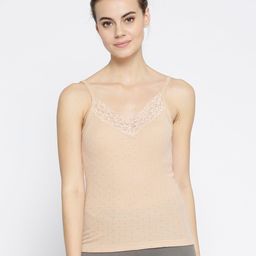 Kanvin Beige Self-Design Camisole 2120-picture-27