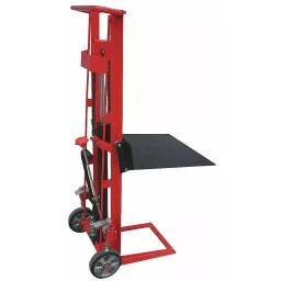 Dayton 750 lb Manual Platform Lift Truck/Stackers 22x22 inch Platform Size & 1/2 to 54 inch Lifting Size, 2MPU5-picture-12
