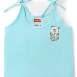 Babyhug 100% Cotton Shoulder Tie Knot Jhablas With Animal Print Pack Of 5 - Multi Colour image 2