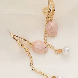 DIVASTRI Floral Drop Earrings image 2