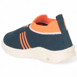 Lil Lollipop Placement Striped Slip On Musical Shoes - Blue image 4