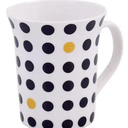 Kookee Printed Ceramic Tall Coffee or Tea Mug with handle - 325 ml image 4