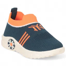 Lil Lollipop Placement Striped Slip On Musical Shoes - Blue image 5